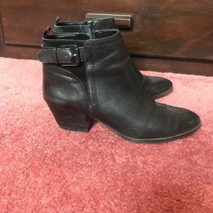 Franco Sarto Black Booties Women's Size 7